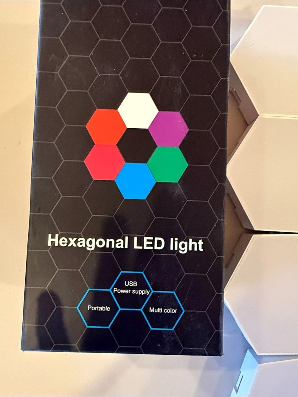 Hexagonal LED Light Set - Picture 3 of 3